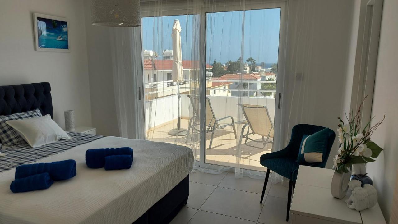 Nissi 3 Amazing Sea View Apartment Ayia Napa Exteriör bild