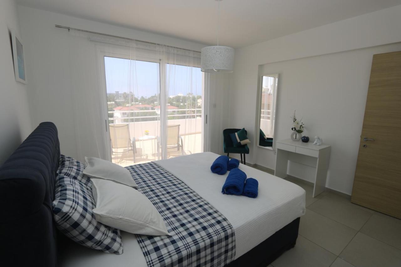 Nissi 3 Amazing Sea View Apartment Ayia Napa Exteriör bild
