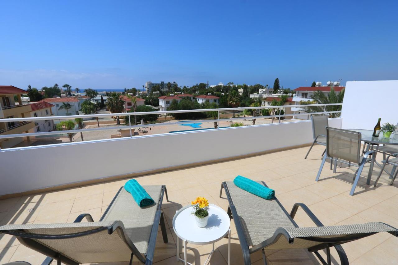 Nissi 3 Amazing Sea View Apartment Ayia Napa Exteriör bild