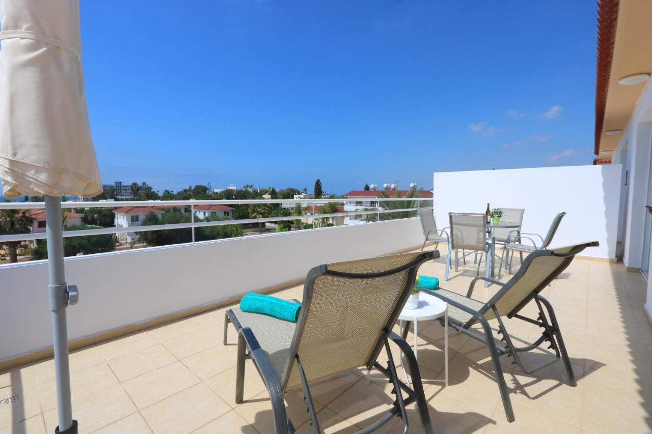 Nissi 3 Amazing Sea View Apartment Ayia Napa Exteriör bild